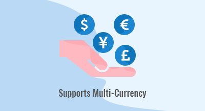 Supports Multi Currency