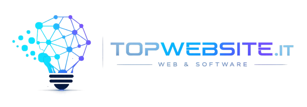 Logo white Topwebsite Creazeione web sites Sassari Olbia Sardegna