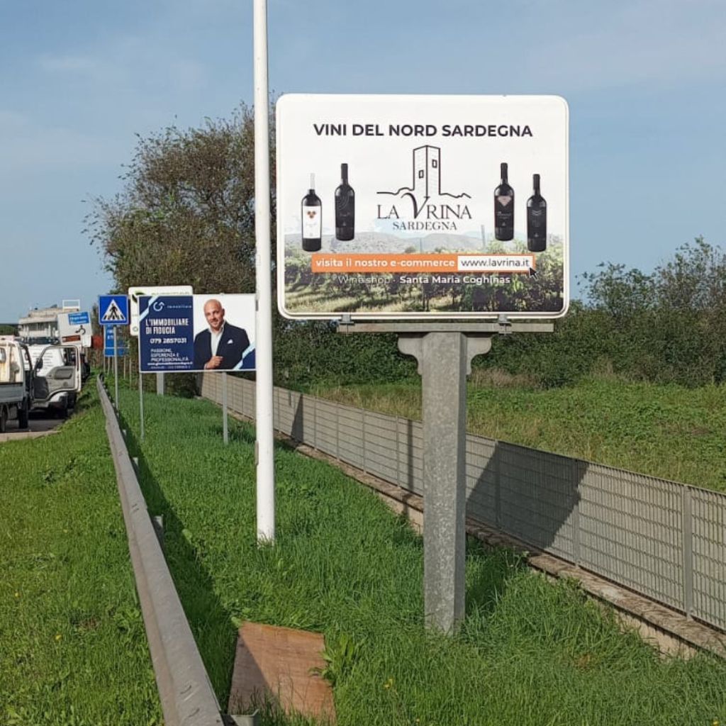 Cartelloni pubblicitari stradali Sassari