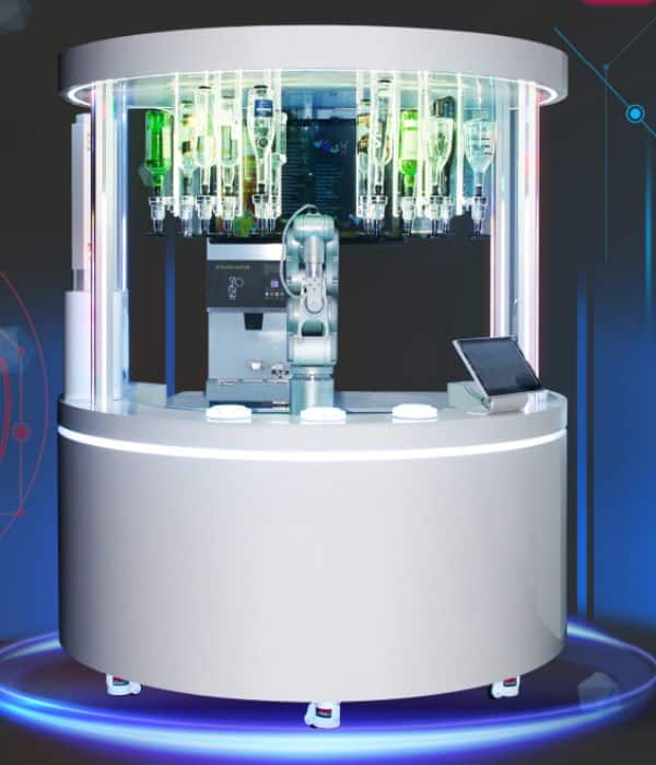 robot barman cocktail machine