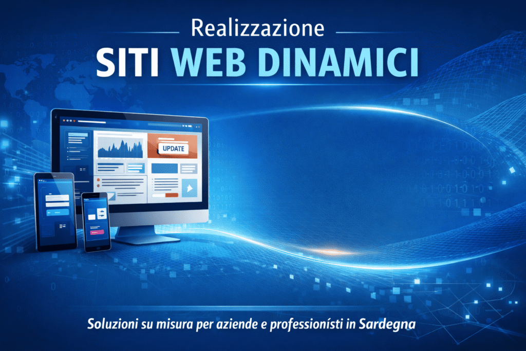 Realizzazione siti web dinamici professionali per aziende e professionisti