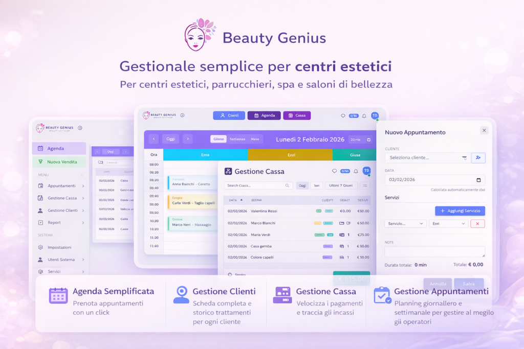 software gestionale centro estetico online